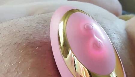 I try my new toys and cum right away