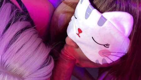 My GF lets her Best Friend ride my cock and gets a creampie but she keeps riding - threesome ffm