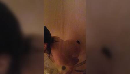 Playing in the shower