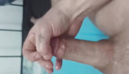 Using lube for a nice bit of relief with a long and strong orgasm
