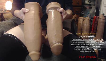 XL Dildo Riding Marathon with Hankey's Toys - Nick Capra, Can Opener, Boss Hogg, & Beefcake XXXL