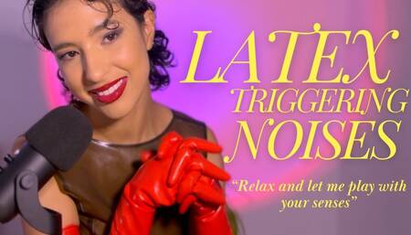 TEASING YOU WITH MY SHINY LATEX | GODDESS JADE | SENSORY PLAY | ASMR | LATEX SOUNDS | TEASE | SENSUAL | ASMR | GLOVE FETISH