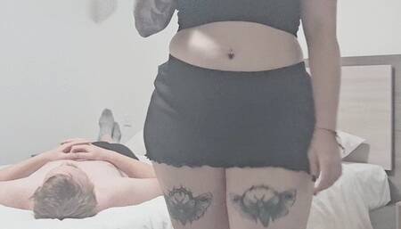 Bestie Brought Over A Fart Slave For Me (ft Olivia Sin)