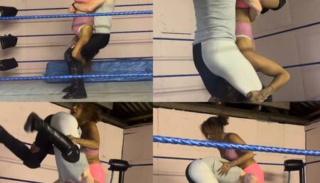 Wrestling training (piledrivers)