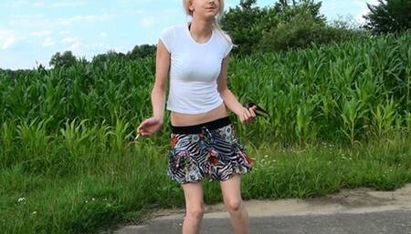 Street Dance In Miniskirt HD-1080