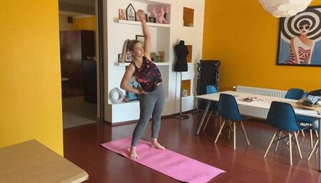 Earthquake riding #14 in 4K - spying on my workout