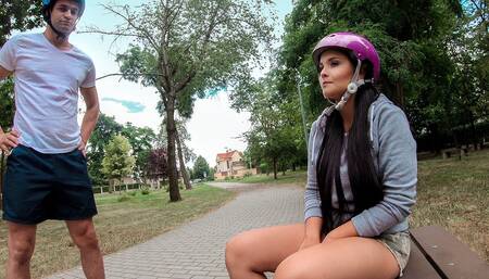 Hunt4K - If your man is a wimp then be ready to ride my cock!