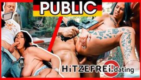 CUM oozing out of Zara Mendez’ CUNT! OUTDOOR SEX!