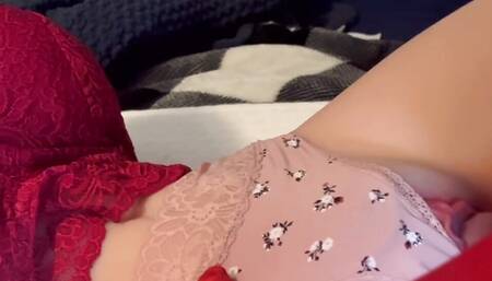 Sex doll panty try on and fuck!!!