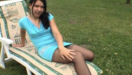 Dajana - Mini Dress And Pantyhose