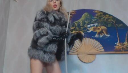 fur ,latex, high heels, striptease