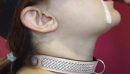 My master empties it on me and I suck it