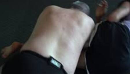 Mixed Wrestling at Gym with adalovekick