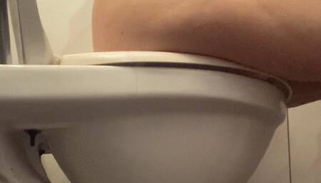 Afternoon toilet comes out a lot of chocolate muffins