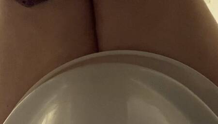 long waterfall and expelling chocolate pleasure