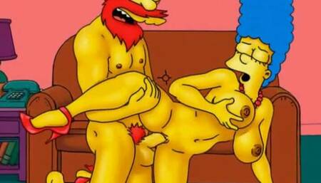 Marge Simpson real cheating wife