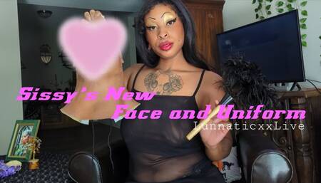 Sissy's New Face and Uniform