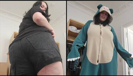 Curvy Girl Strips and Changes