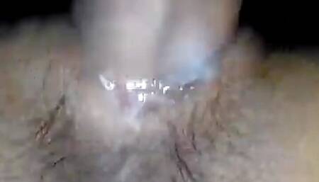 Hairy pussy in the boost Sampek satisfied and cum inside