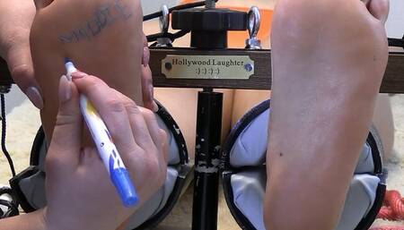 Drawing on Rolli’s Soles