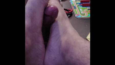 First time Giving a Footjob