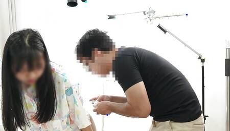 Behind the Scenes ,Cute Girl Anal Butt Plug