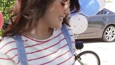 Brunette Babes Michele James & Serena Skye Take Turns Sucking & Riding Peter Green's Hard Cock - MOFOS