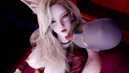 3D hot cosplay model got fucked in the club