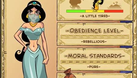 Princess Trainer - Part 2 Jasmine Work by LoveSkySan69