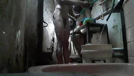 I was taking a bath and rubbing my dick, my little one was tense so I wanted to ejaculate