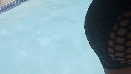 Summer Fun Photoshoot: Woman in a Pool