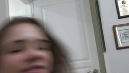 Super sexy amateur babe with pretty eyes sucks and fucks hard cock POV (Rose Carter)