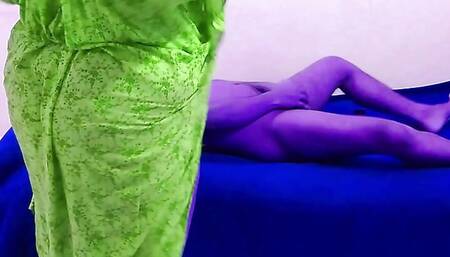 Hot Mom Fuck her Stepson with hands tied when she was supper horny!