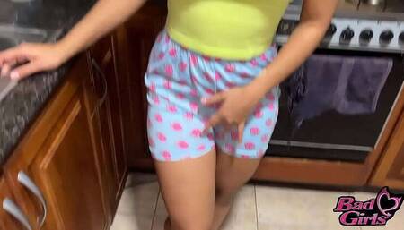 Stepmom Gets Turned On by Her Perverted Stepson's Dirty Talk and Fucks Him with a Big Cock
