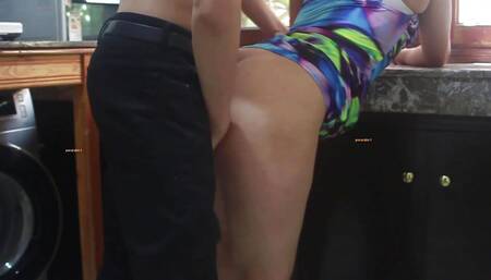 Romantic Arabic Sex on the Kitchen