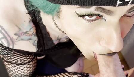 Femboy Jade Madison Sucking Dick POV