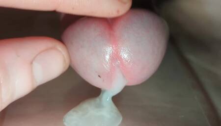 Compilation of me edging multiple cumshots closeup and 2160p from my uncut white cock