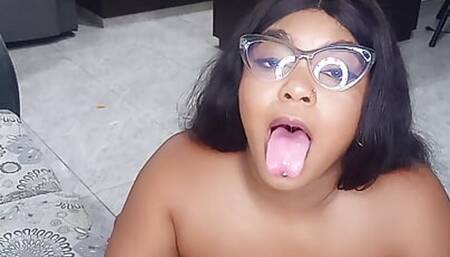 MY STEPSISTER'S LESBIAN GIRLFRIEND gives me a Russian