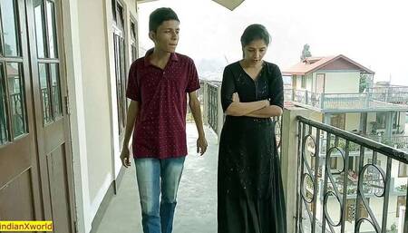 Indian Sweetheart in X-Rated Escapade with Junior Boyfriend! Featuring Clear Hindi Audio