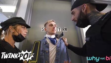 Steamy Bisexual Threesome At The Airport With Shana Lane, Theo Brady And Tony D'Angelo - TWINKPOP