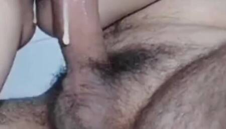 My is pounded continuously until it is muddy and wet