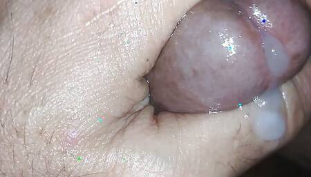 Solo cumshot in a hammock