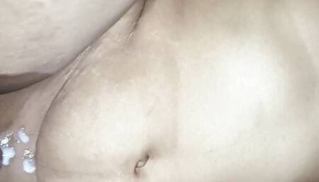 Indian bhabhi while massaging in desi style