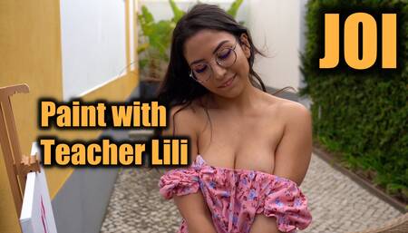 JOI - Paint on Teacher Lili body (English Subtitles)