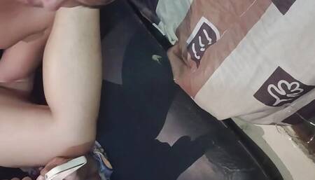 ex bf came to visit but the greeting was just a cock