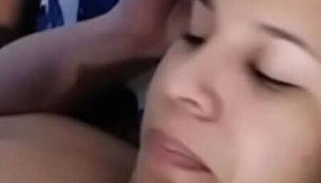 Steven can't resist Karol Pernia's clever blowjob tactics - see his wealth of enthusiasm now!
