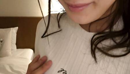 English Dubbing Interior designer, 21, attracted by face and money, shaking her tits.