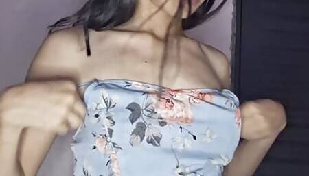 Cute Brazilian Alice Lima fingers her wet pussy to orgasm