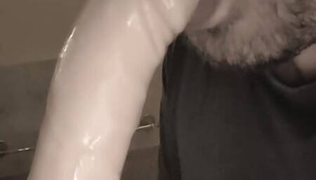 Deep throat, deep ass and male squirt workout with happy ending