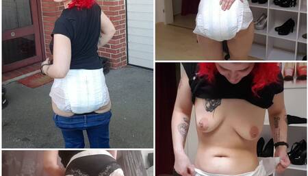 Diaper Tour - Outdoor Fetish Dominatrix on the Go